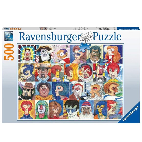 New sealed Ravensburger 500pcs Puzzle-Typefaces - Picture 1 of 16